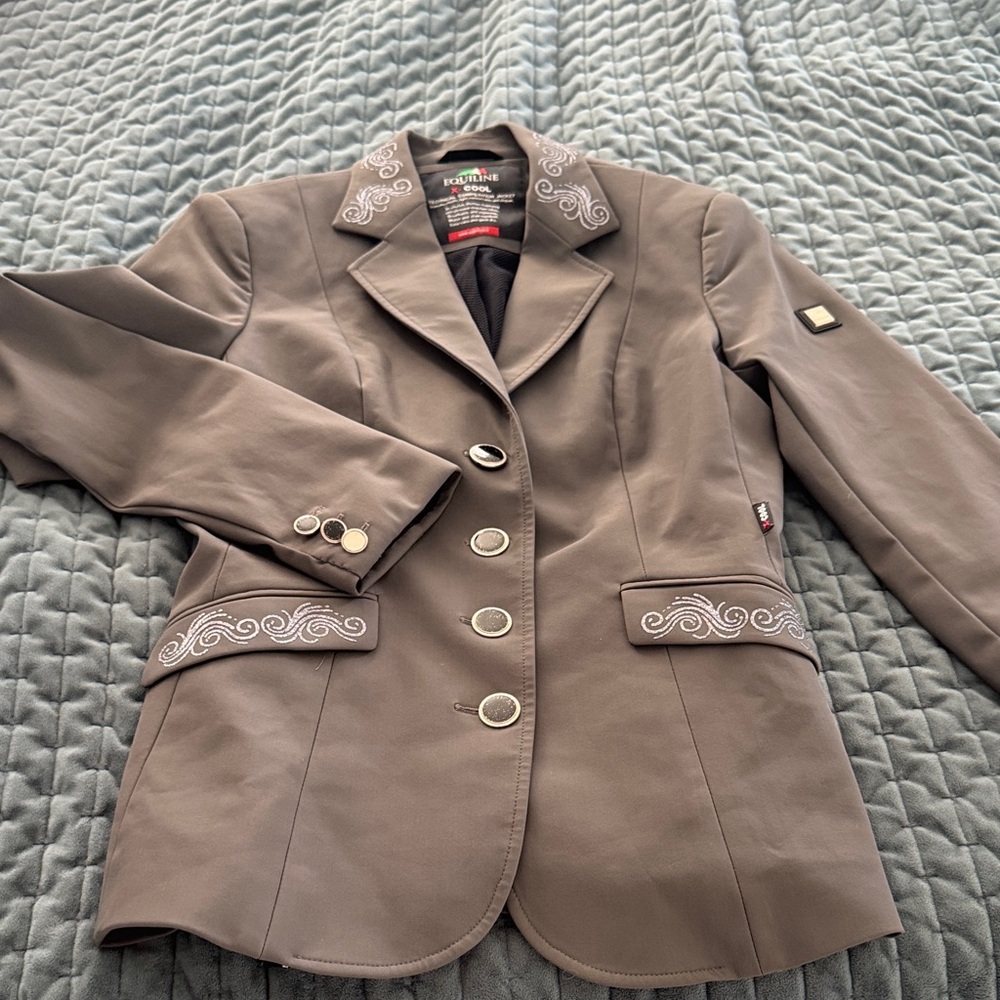 Equiline x cool grey competition Riding Jacket